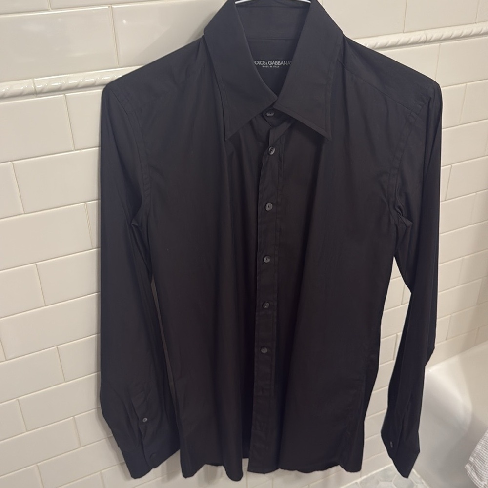 Black Dolce & Gabbana Button down excellent condition